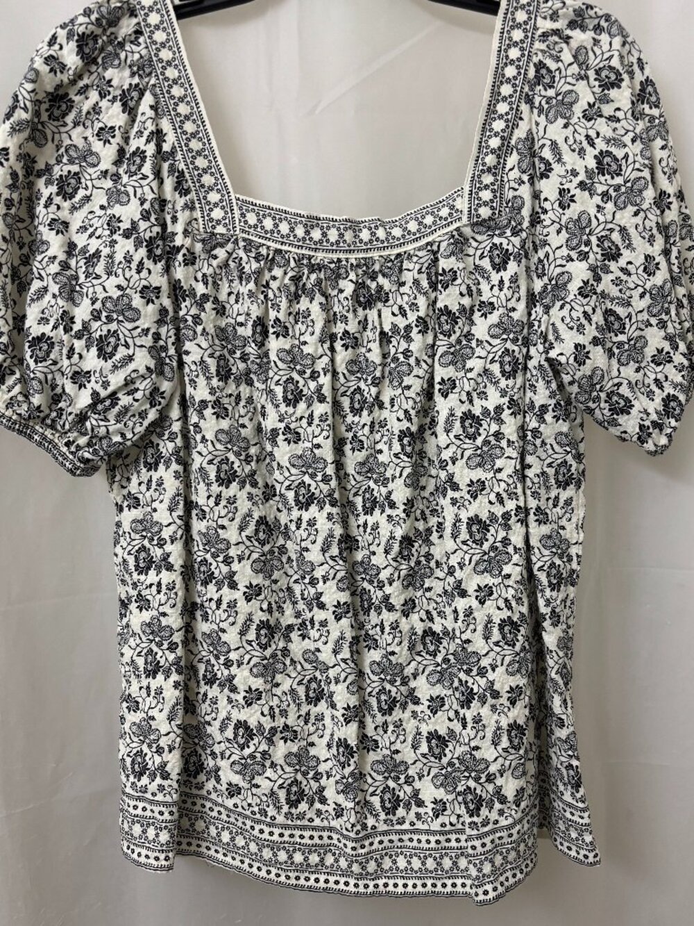 Max Studio square neck top
